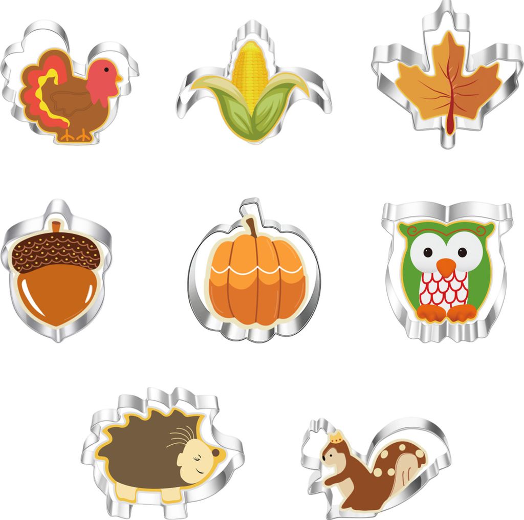 Stück Herbst Ausstechformen Set, Edelstahl Ausstecher Produktbild 