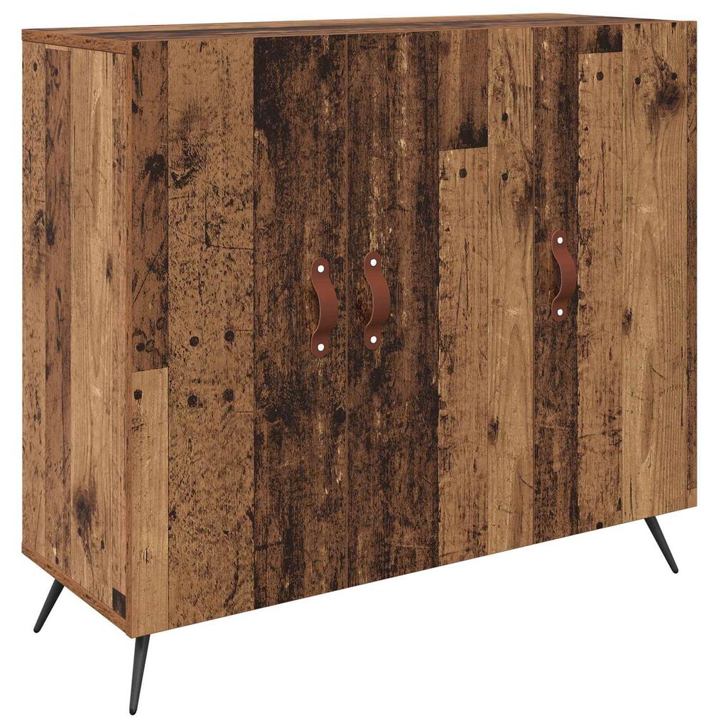 Sideboard Altholz 89,5 x 34 x 80 cm Holzwerkstoff