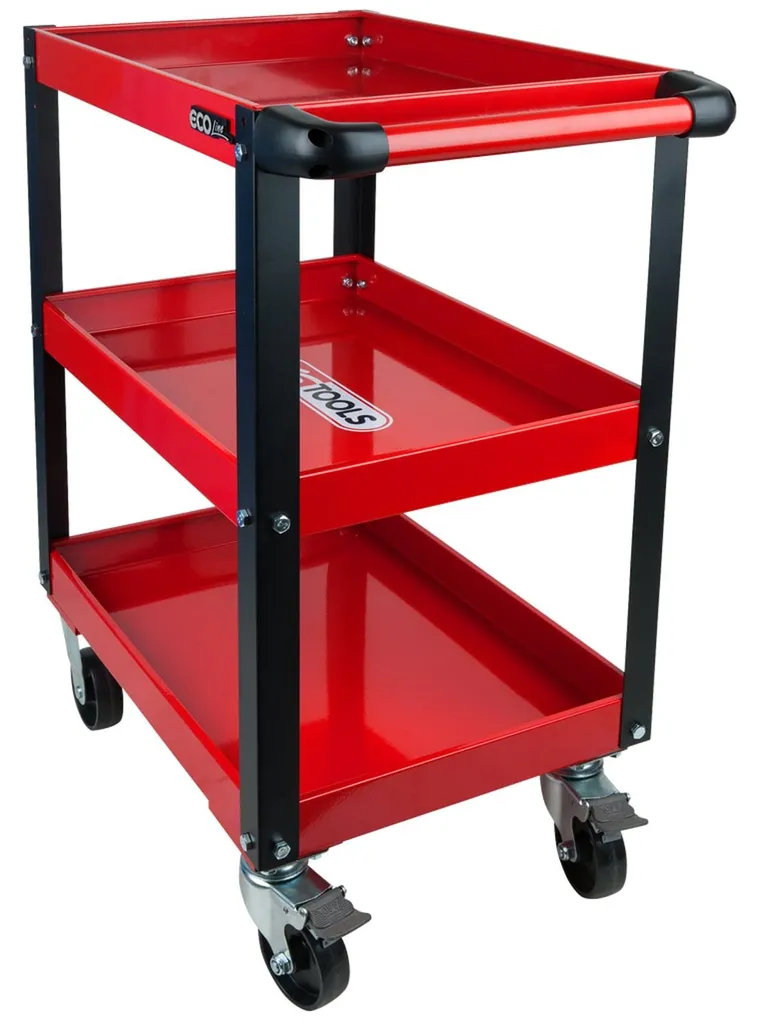 Servante d'atelier à plateaux ECOline KS TOOLS 890.0001 mobile et robuste