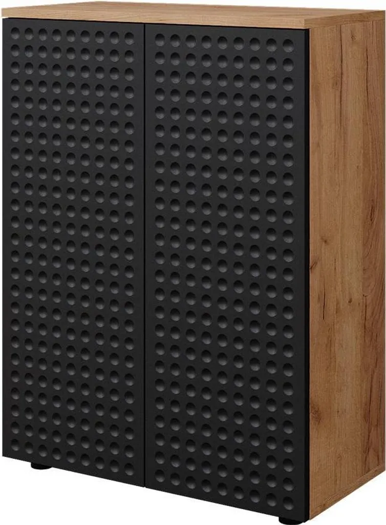 Vicco Mobile Bagno Irma 60x81 Antracite e Quercia Dorata - Design Moderno