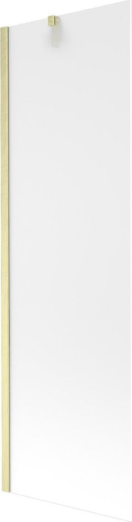 Mexen Next Badewannenabtrennung einflügelig 60 x 150 cm, mattiert, gold gebürstet - 895-060-000-00-30-55