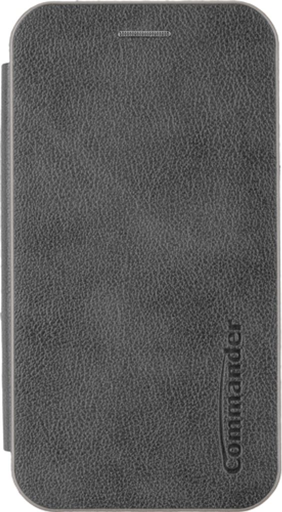COMMANDER CURVE Book Case DELUXE für Samsung S23 Elegant Royal Dark Gray (20496)