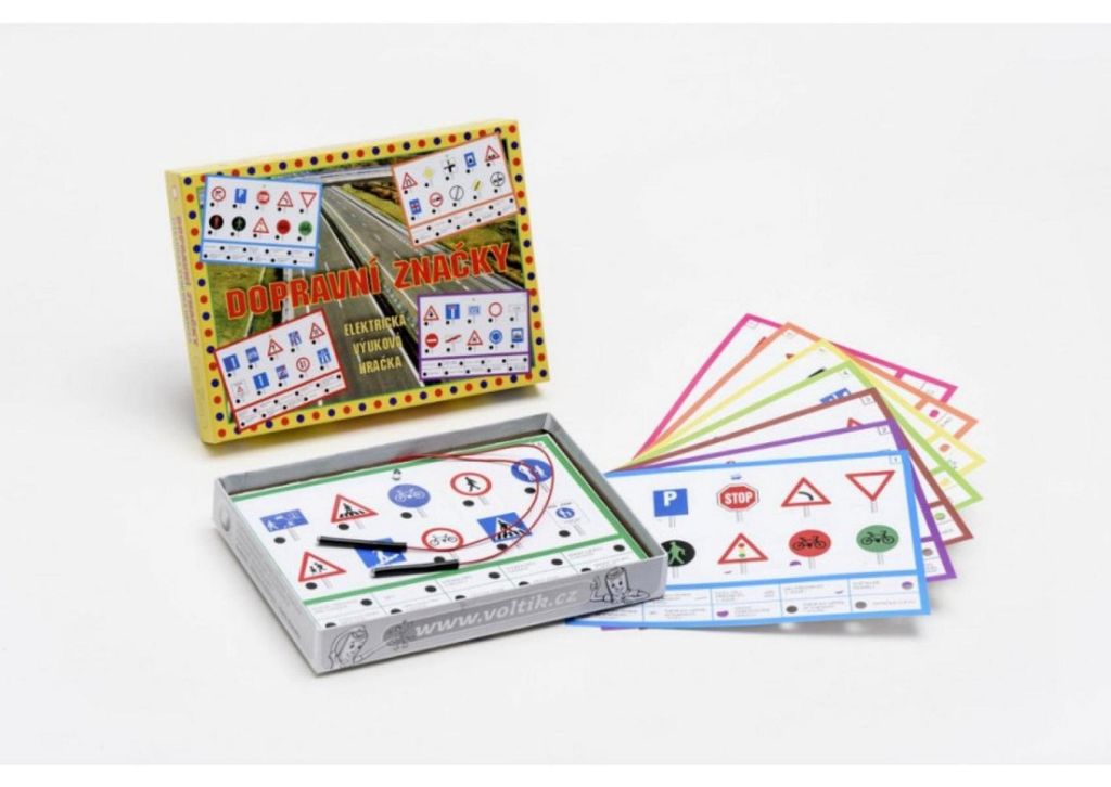 Jeu de société « Panneaux de signalisation » à piles, dans Image du produit 