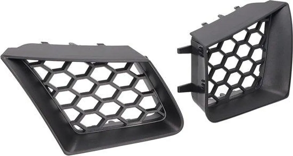 Grille d'aération voiture renforcée en ABS noir, haute résistance usure