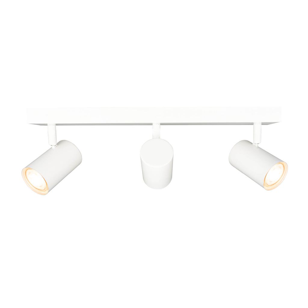 LED Deckenstrahler 3-fach Schwarz – Dimmbare Spotlights Mit GU10 Fassung, Kippbar & Inkl. Lampen