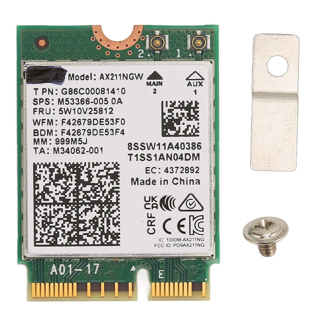Karta sieciowa M.2 AX211NGW M.2 KEY E CNVio 2 Karta sieci Zdjęcie produktu 