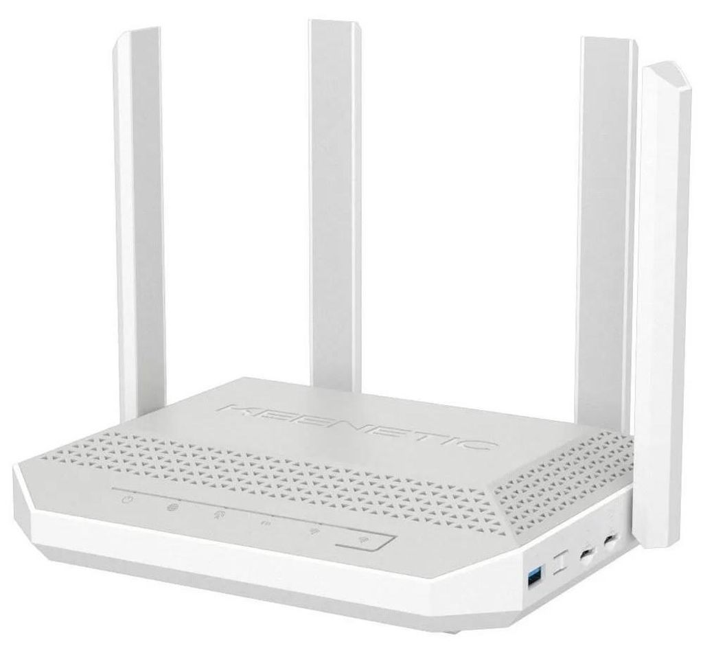 Keenetic Hopper 4G+ Router-Modem (KN-2312) mit zwei SIM-Karten, Wi-Fi 6 AX3000 Mesh, 5 Gigabit-Anschlüssen und USB 3.0