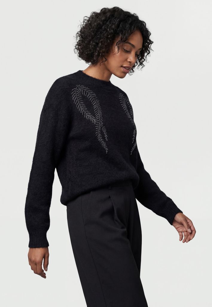 CHANCERY damen pullover - schwarz, XS/S