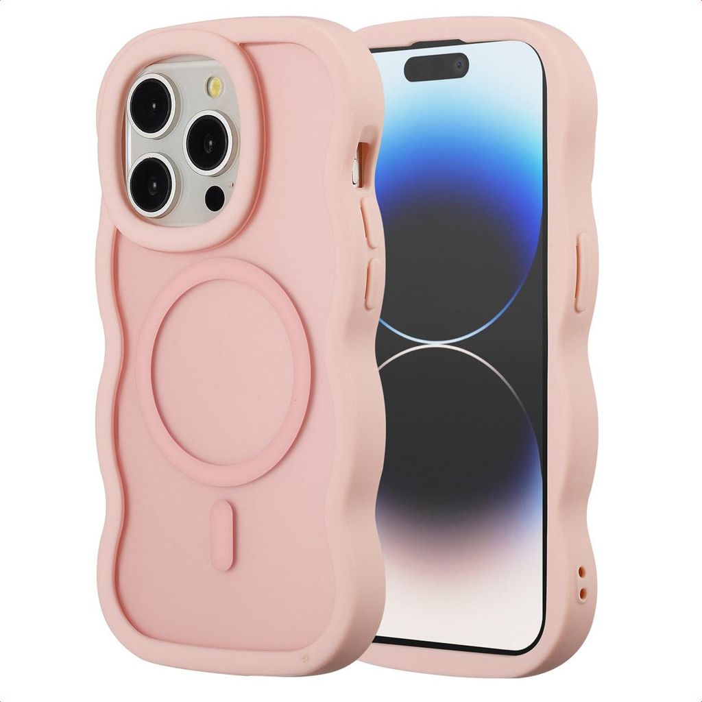 Selencia Coque arrière ondulée avec MagSafe pour Apple Image du produit 
