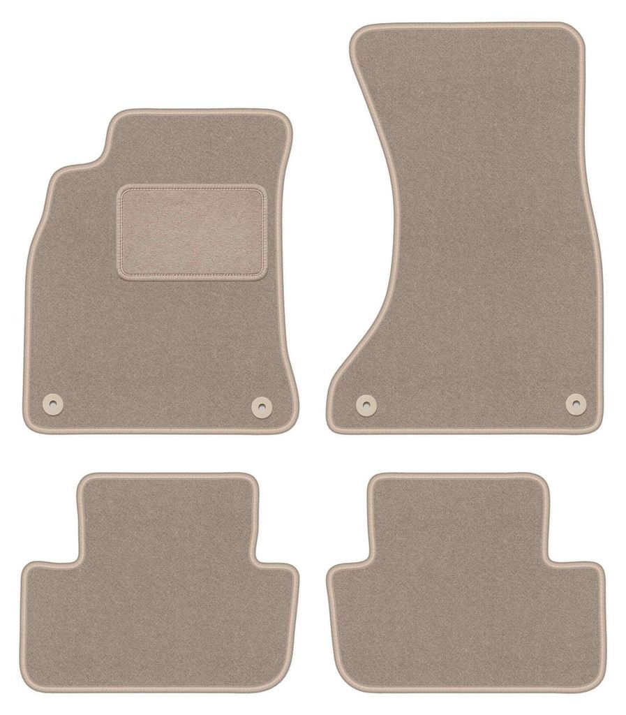 Tappetini in moquette per Audi A4 B8 2007-2015 Immagine del prodotto 