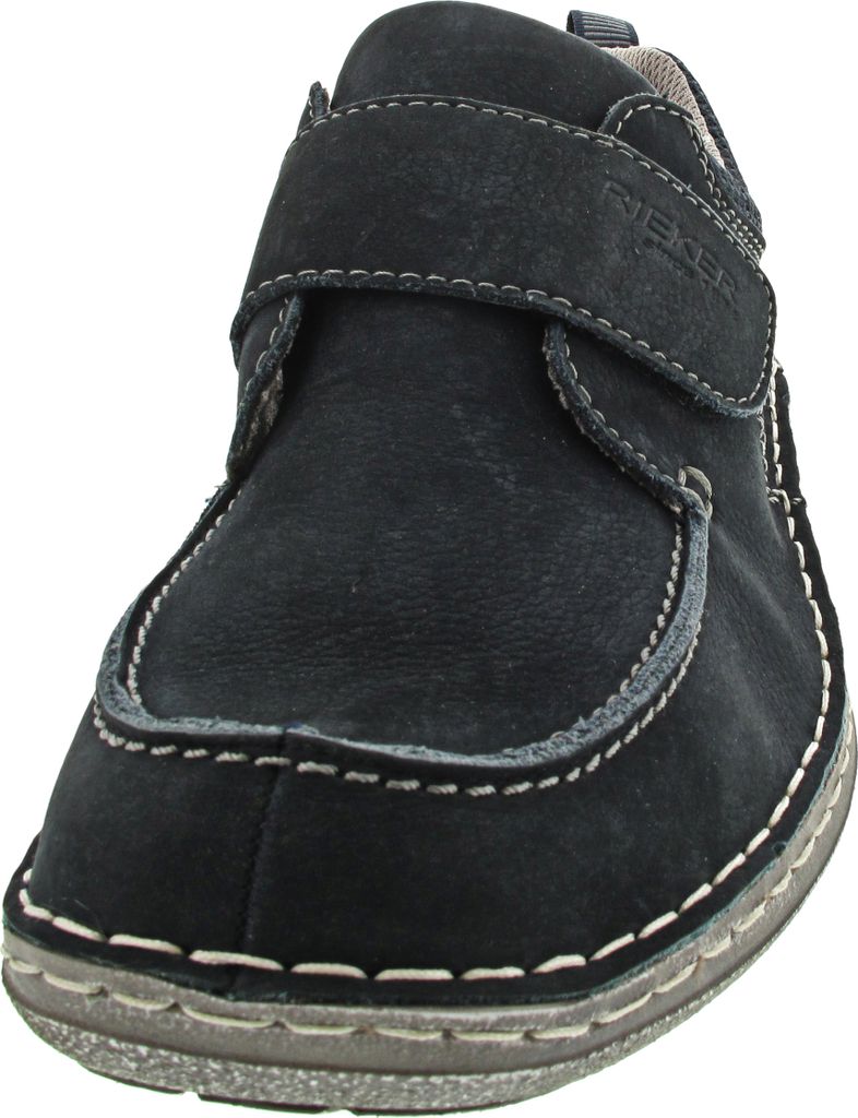 Rieker Slipper - Blau Veloursleder Größe: 41 Normal Produktbild 25