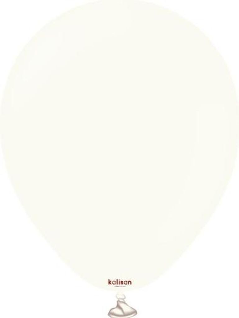 Retro Weiße Latexballons, milchig 91cm, 2 Stk.