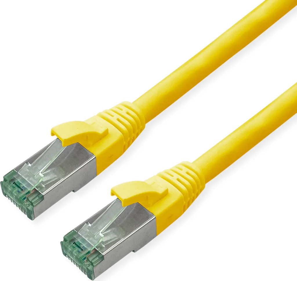 Cavo Ethernet ROLINE Cat.6A S/FTP 2m Giallo | Alta Qualità Professionale