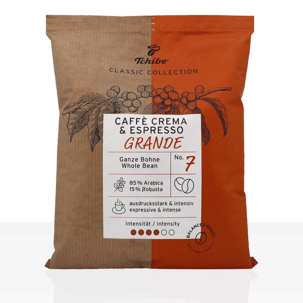 Tchibo Grande Caffe Crema Espresso - 500g Kaffeebohnen Produktbild 