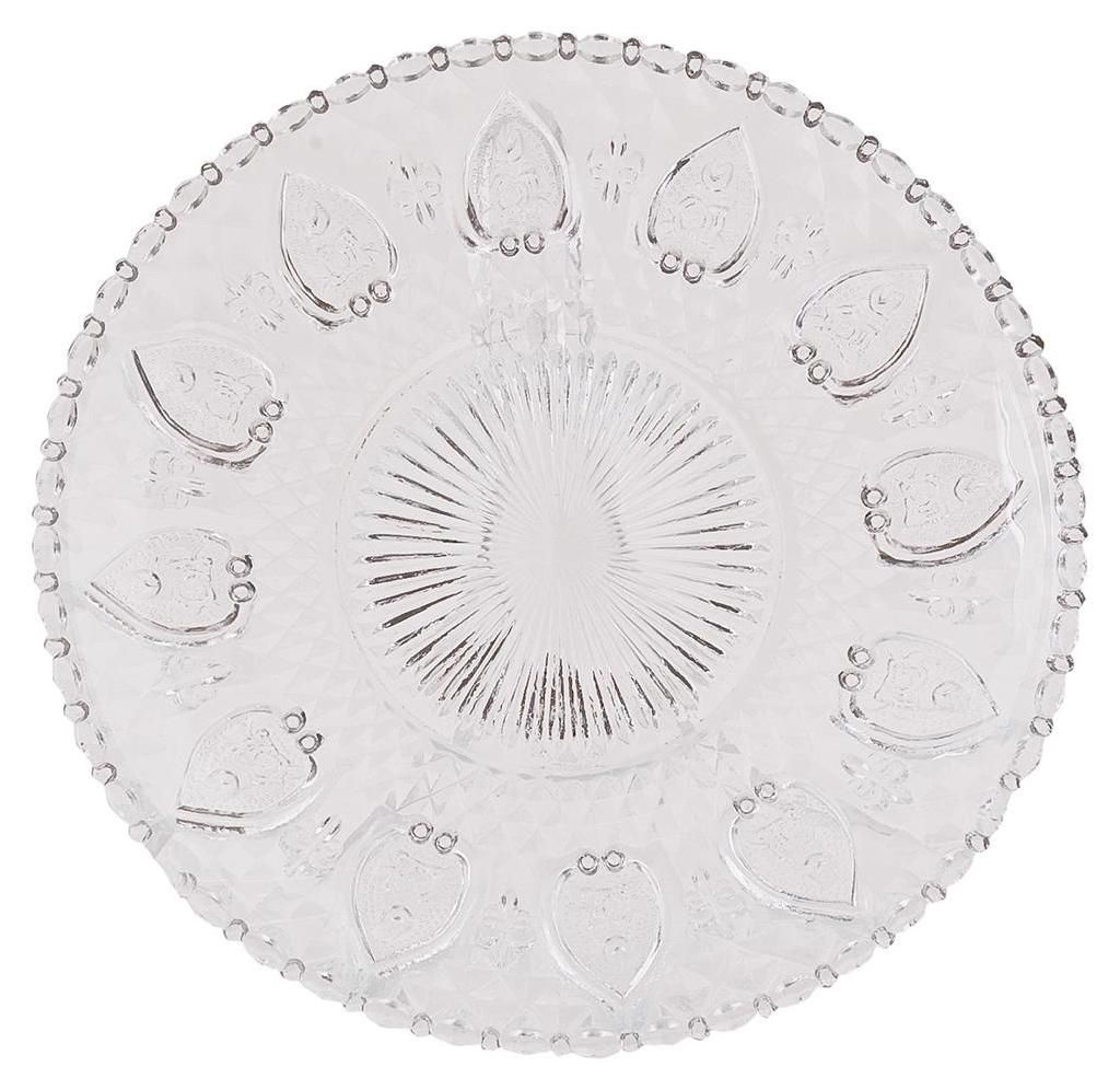 Clayre & Eef Frühstücksteller Ø 20 cm Glas