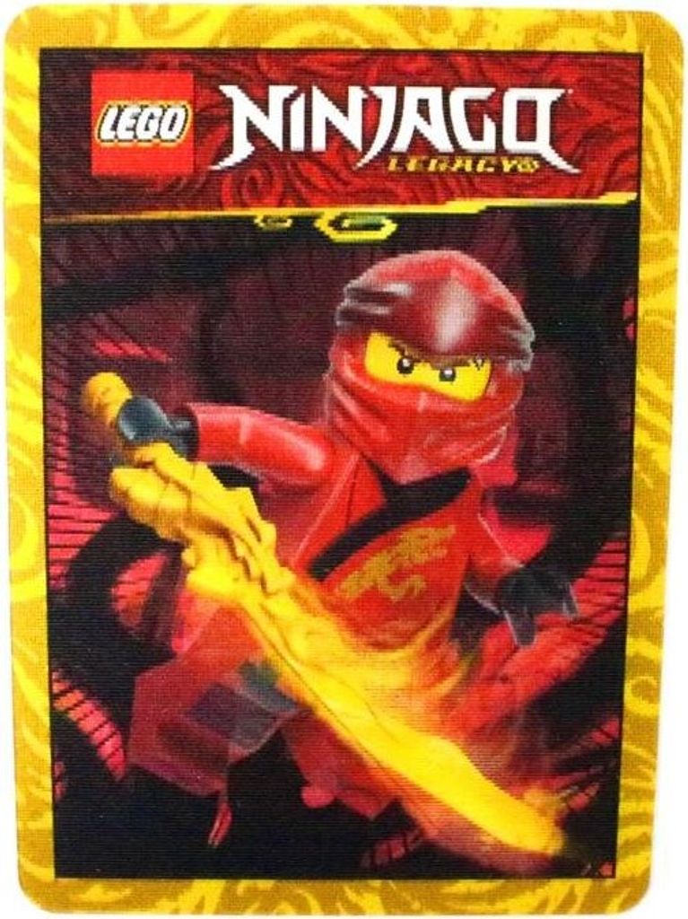 Lego Ninjago Sticker - Legacy Sammelsticker 2020 - 3D Card - 1. Kai