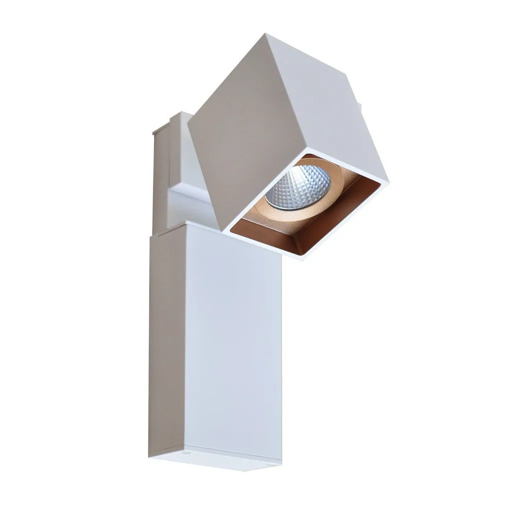 Italux Aravena Lampada da Parete LED Bianca e Oro - Ideale Camera