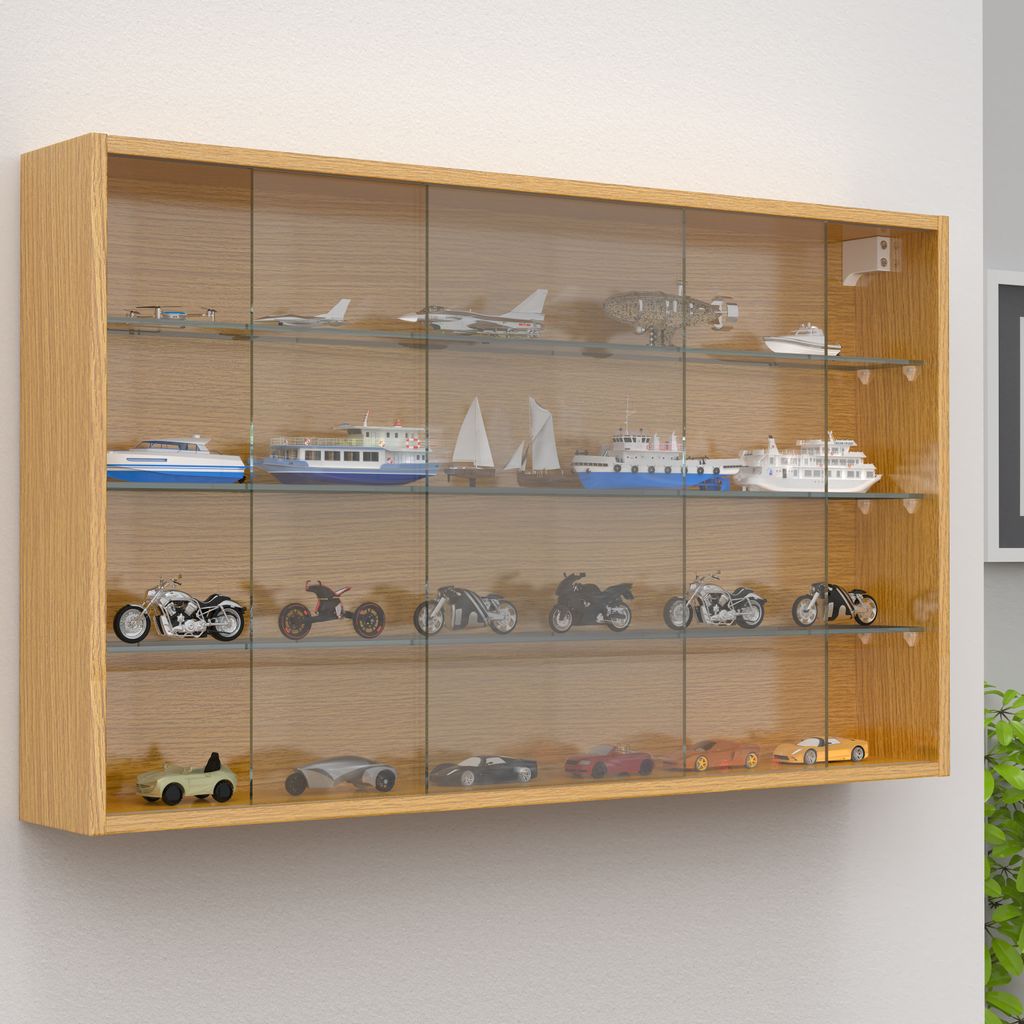 VCM Glasvitrine hängend | Vitrine Glas | Maße: H. 60 x B. Produktbild 