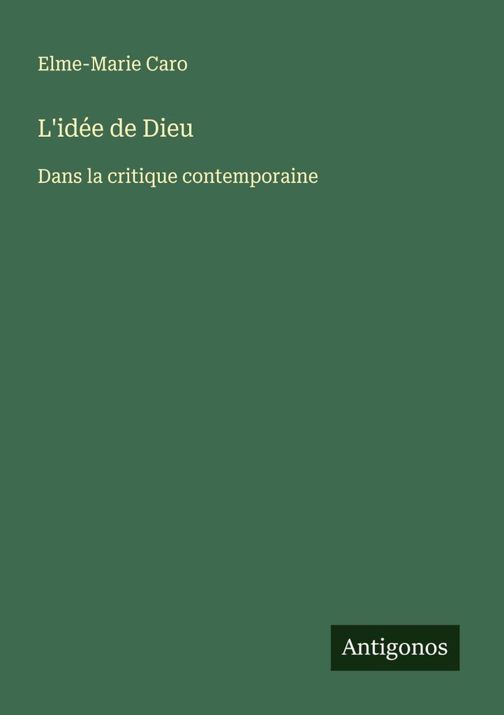 Die Idee von Gott