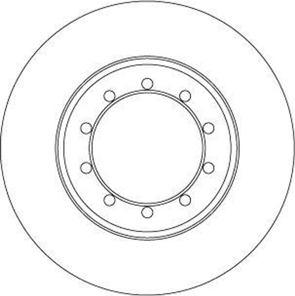 Disque de frein TRW DF6711 haute teneur en carbone OE 8C1V2A315AA