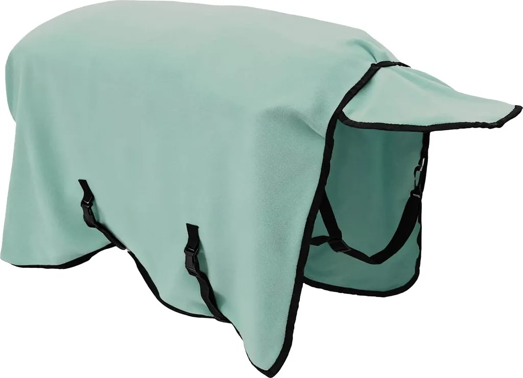 vidaXL Couverture pour cheval vert spécial 95 cm en polyester résistant