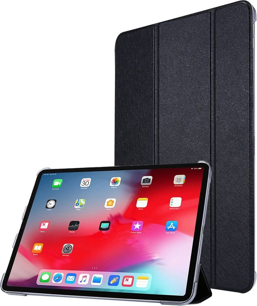 Tablethülle für Apple iPad Pro 12.9 (2021) Schutztasche Wallet Cover 360 Case Etuis Schwarz
