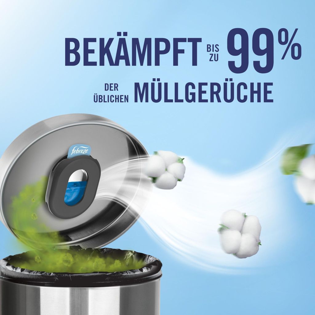 Febreze Mülleimererfrischer Starterkit + 1 Nachfüller
