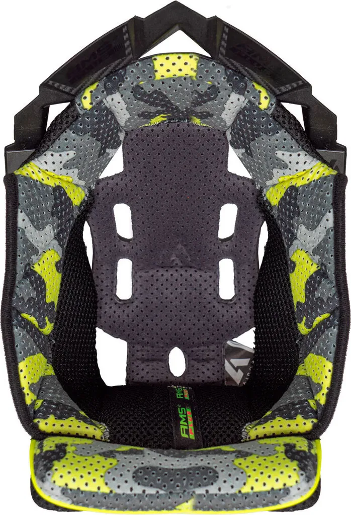 Casque Moto Cross Airoh Aviator 3 Camouflage et Jaune - Taille XXL Pro