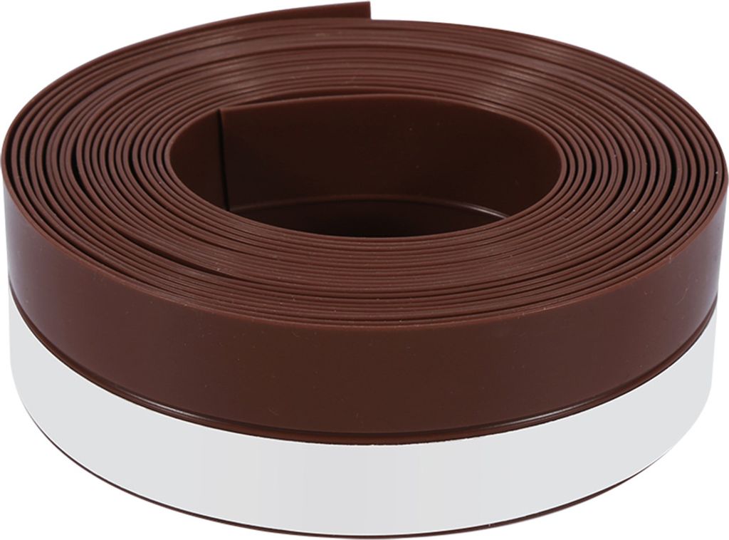 Meter lange Silikonkautschuk Zugluftstopper Streifen Fenster Tür Dichtungsstreifen Band braun