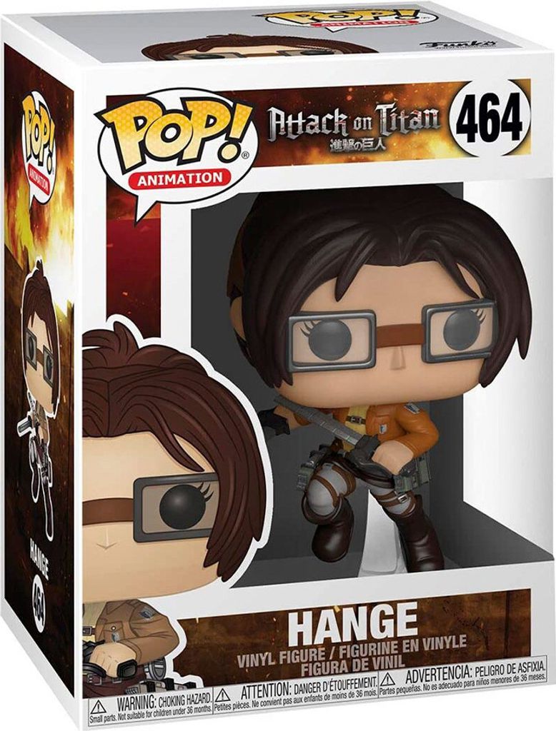 Attack on Titan - Hange 464 - Funko Pop! - Vinyl Figur Produktbild 