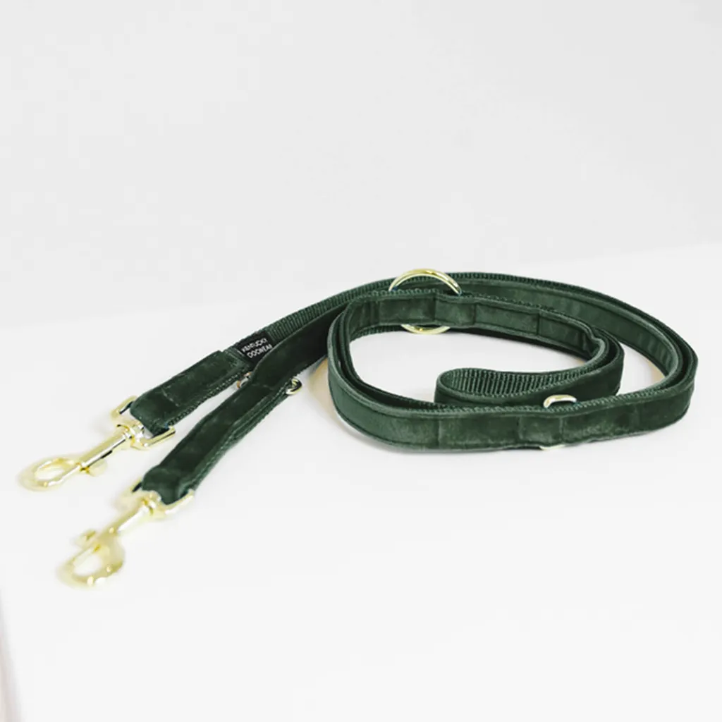 Kentucky Dogwear Velvet Green L: Guinzaglio 2m Regolabile - 2