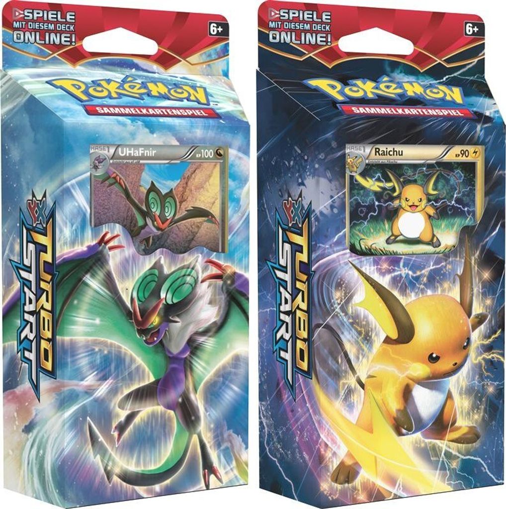 Pokemon XY08 Turbostart Themendeck sortiert