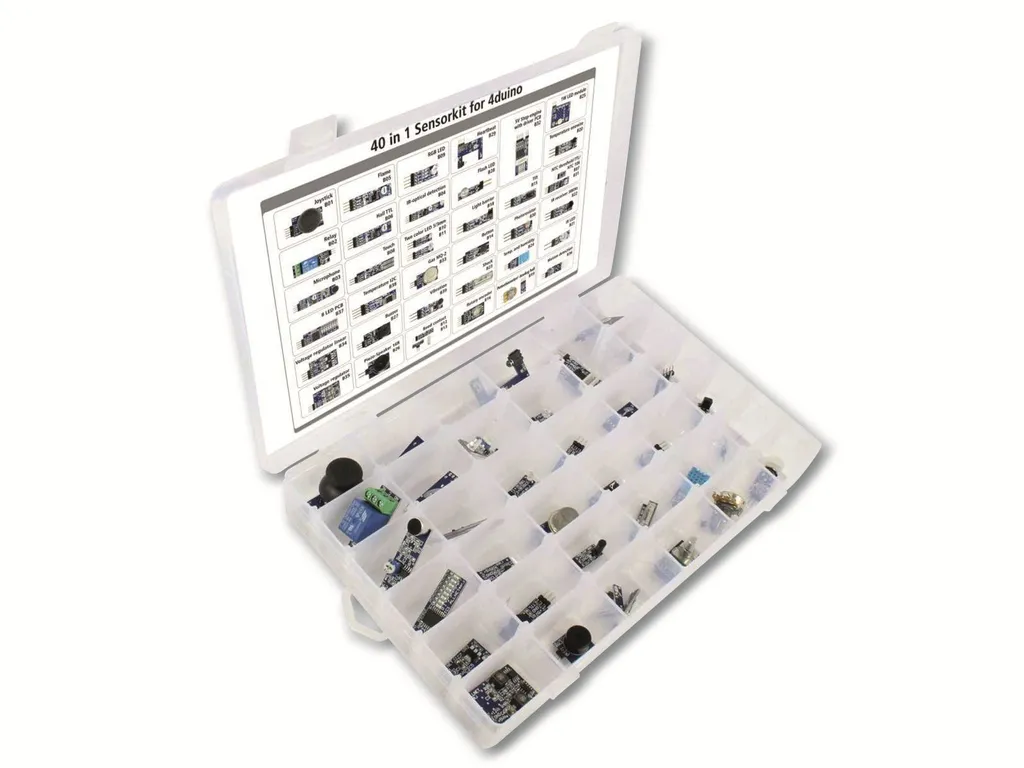 ALLNET 4duino Sensor Kit 101,60cm 40 in 1 - Kit Sensori Arduino Originale