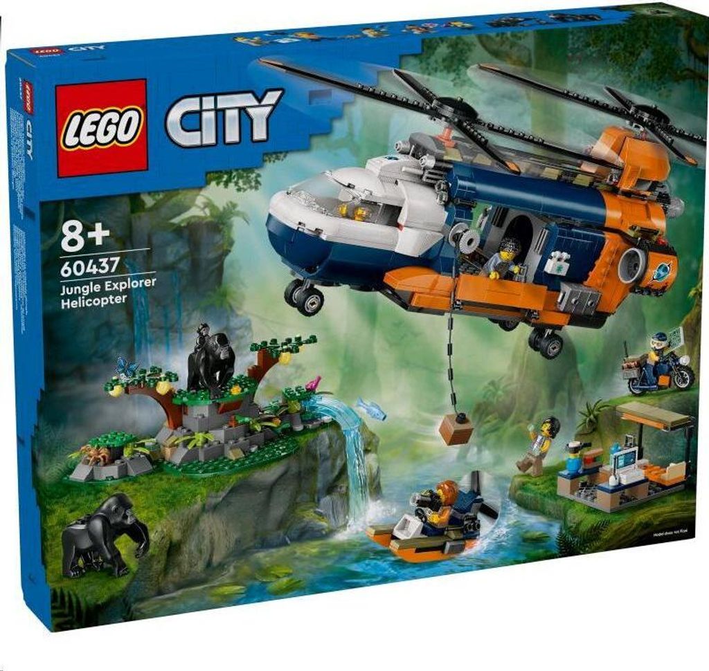 LEGO® City 60437 Dschungelforscher-Hubschrauber Produktbild 