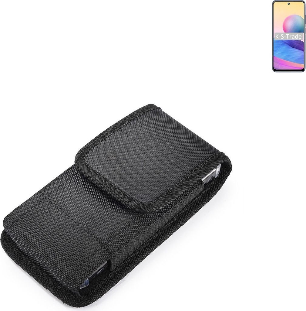 Holster Gürteltasche kompatibel mit Xiaomi Redmi Note 10 5G Holster Gürtel Tasche wasserabweisend Handy Hülle Schutz Hülle Outdoor schwarz