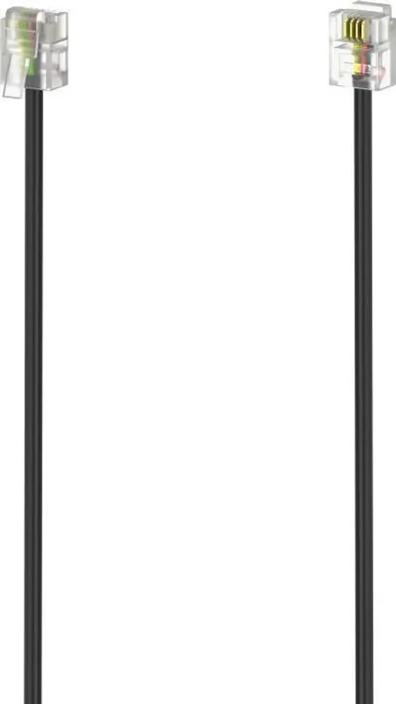 Cavo Telefono Hama 10m Nero | La Prolunga Definitiva RJ11 (00201139)