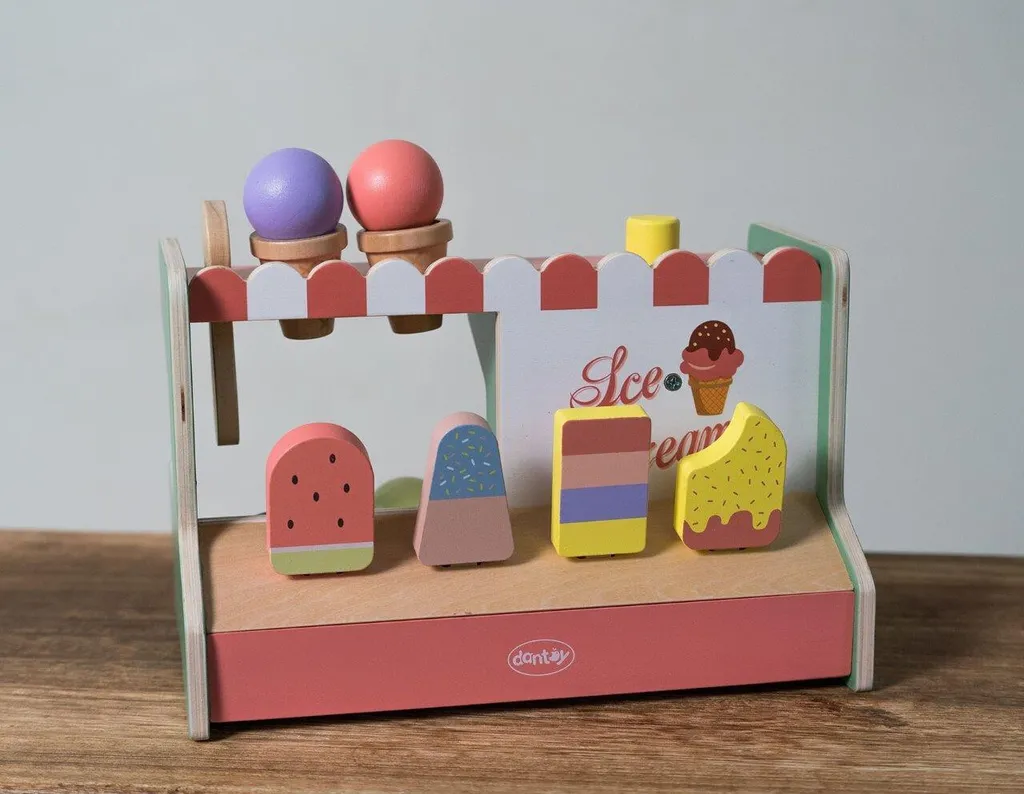 Ensemble de glaces à jouer Dantoy - Set complet pour marchande enfant