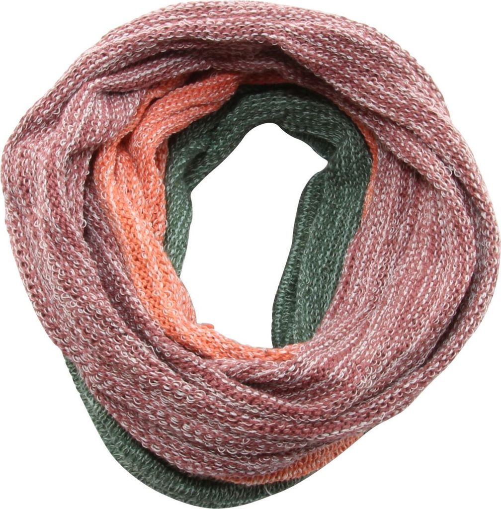 Schlauchschal - Loopschal - 66 cm rot-grün