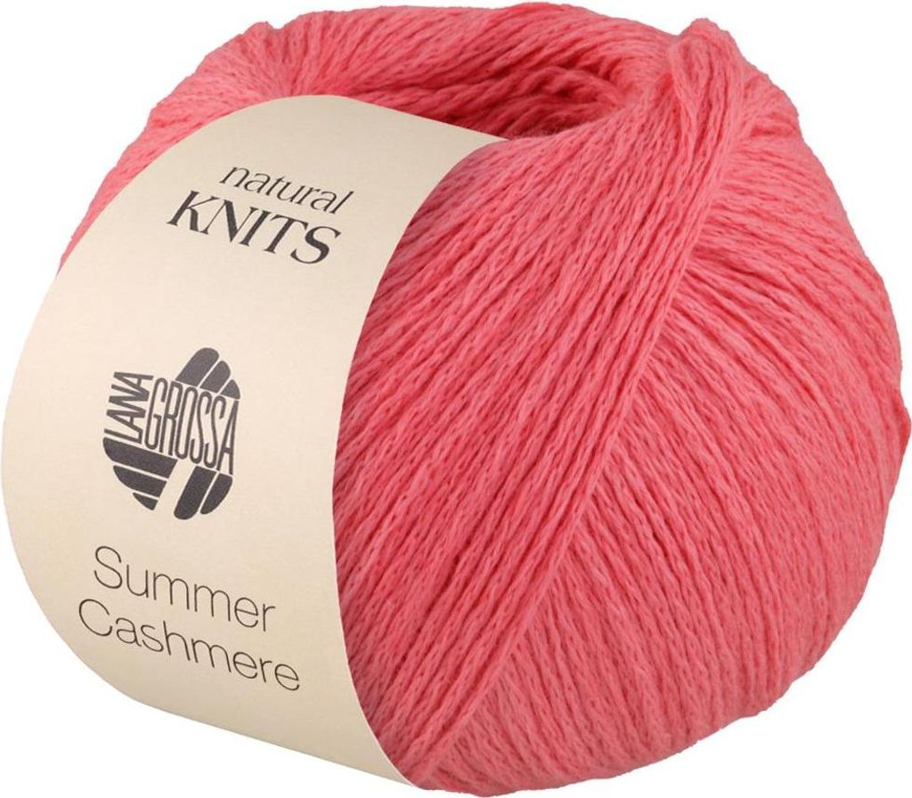 Lana Grossa - Summer Cashmere 0004 lachsrot Produktbild 