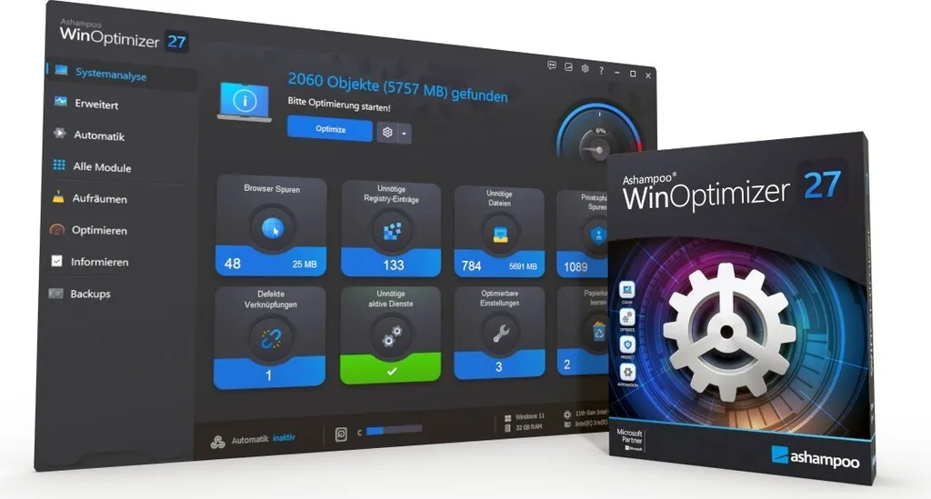 Optimiser Windows avec Ashampoo WinOptimizer 27 - Solution PC Stable et Vite - 8