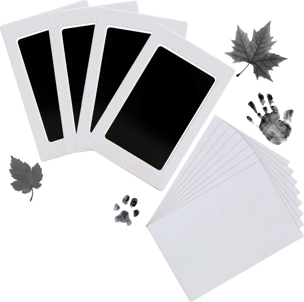 2 Packungen Stempelkissen für Baby-Hand- und Fußabdrücke – Kits für Pfotenabdrücke von Haustieren – ungiftig, sicher und sauber – als Fa...