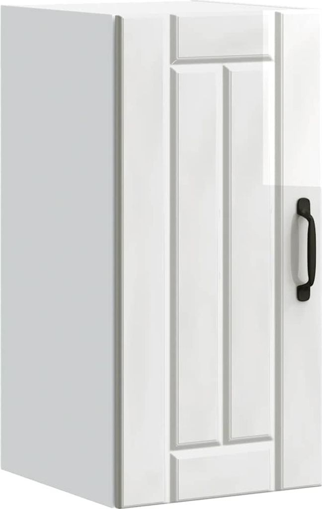 "im Angebot" Küchen-Hängeschrank Lucca Hochglanz-Weiß Holzwerkstoff - Küchenschränke CC23957