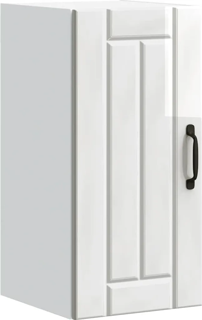 Mobile Pensile Lucca 60x60 Bianco Lucido - Arredo Cucina Minimal Legno