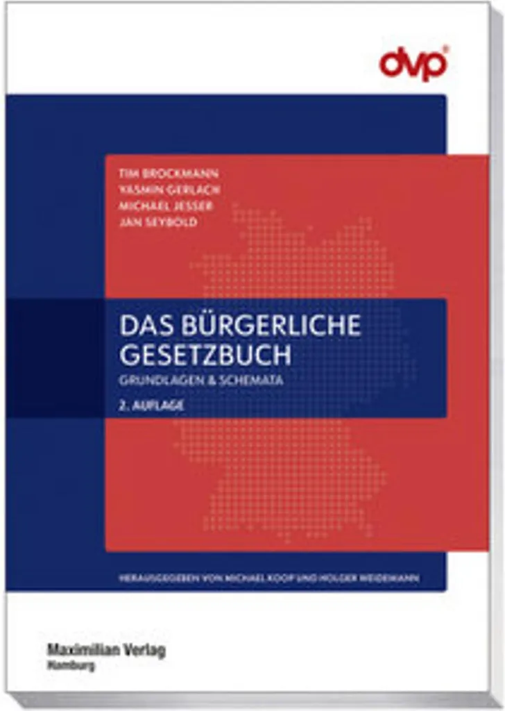 Code civil allemand Gesetzbuch Bürgerliche BGB version intégrale reliée