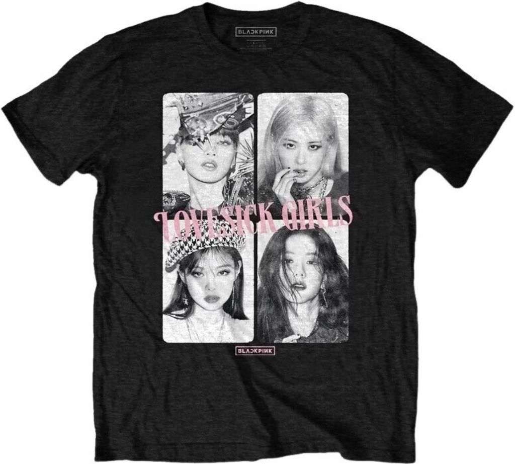 BLACKPINK Love Sick Black M Tričko Obrázok produktu 
