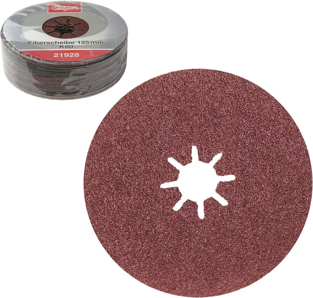 DEMA Fiberscheiben 125mm K60