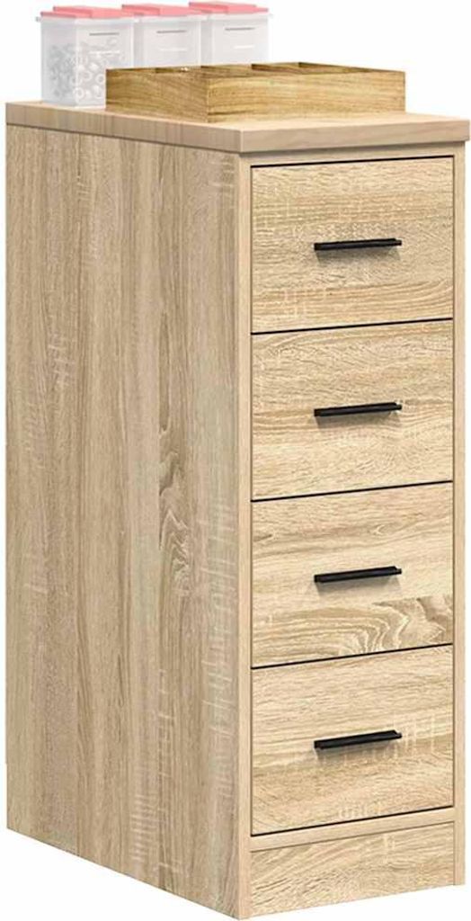 vidaXL Armoire de rangement pour garage Chêne Sonoma Pin Image du produit 