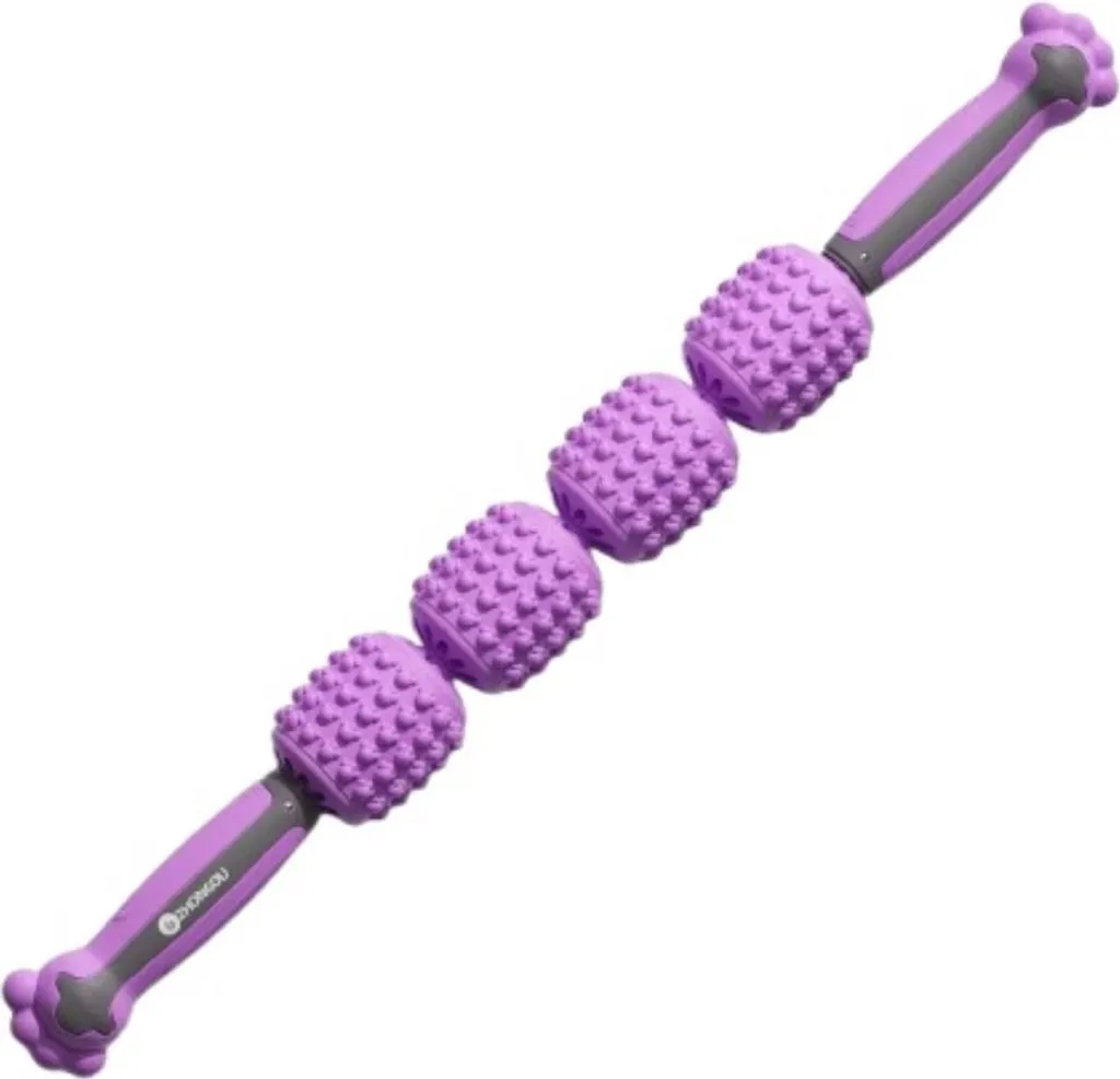 Soulager les douleurs musculaires : Bâton de massage 57cm Violet