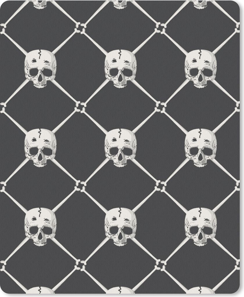 MuchoWow Mauspad Mousepad Muster - Schädel - Knochen - Piraten - Jungen - Kinder - Kleiner Junge 30x40 cm - Mousepads - Maus Mat - Pad - Mausunt...