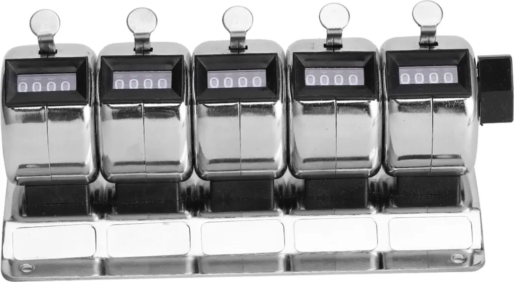 Compteur mécanique acier 4 chiffres pour éviter les erreurs de saisie